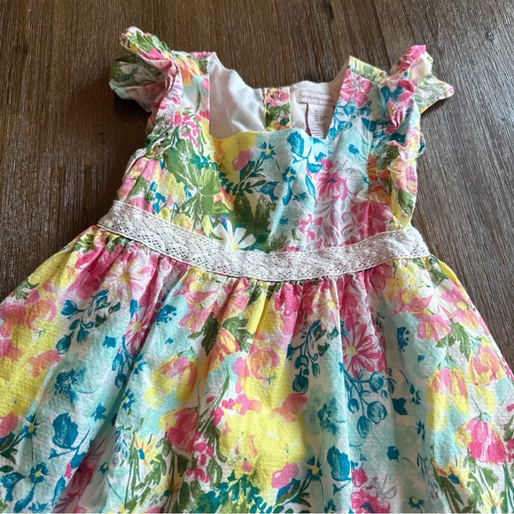 2/24$ Girls Gorgeous Multicolor Floral Dress size 7 - Picture 2 of 7